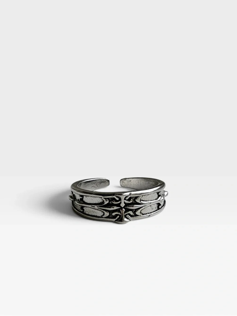 Silver Cross Ring